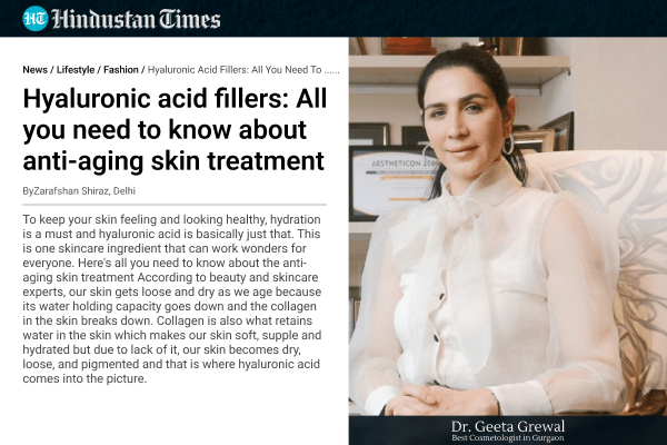 Hyaluronic acid fillers: All you need to know about anti-aging skin treatment
